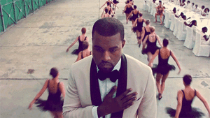 Kanye West GIF. Artiesten Gifs Kanye west Ren weg 