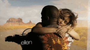 Kanye West GIF. Artiesten Omhelzing Gifs Kanye west Muziekvideo Kim kardashian Gebonden 2 Kimye 