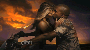 Kanye West GIF. Artiesten Gifs Kanye west Lachend Kim kardashian 