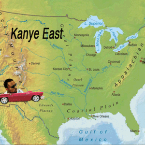 Kanye West GIF. Artiesten Gifs Kanye west Het goede leven 