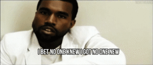 Kanye West GIF. Artiesten Omhelzing Gifs Kanye west Muziekvideo Kim kardashian Gebonden 2 Kimye 