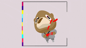 Kanye West GIF. Artiesten Krekel Gifs Kanye west Krekels In de war 