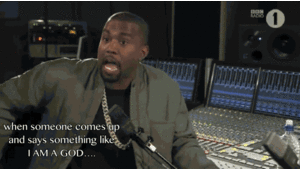 Kanye West GIF. Artiesten Krekel Gifs Kanye west Verveeld Knipperen Niet onder de indruk Krekels 
