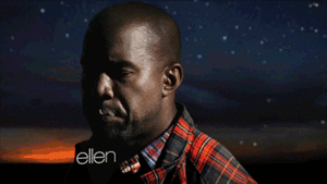 Kanye West GIF. Artiesten Kus Gifs Kanye west Flitsende lichten 