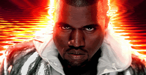 Kanye West GIF. Artiesten Gifs Kanye west Album cover 
