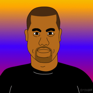 Kanye West GIF. Televisie Artiesten South park Gifs Kanye west Fishsticks 