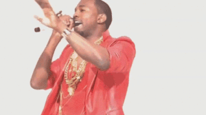 Kanye West GIF. Artiesten Hip hop Gifs Kanye west Gold digger 