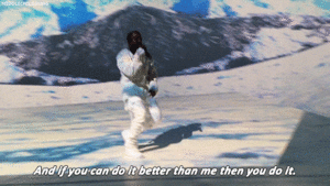 Kanye West GIF. Artiesten Gifs Kanye west Het goede leven 
