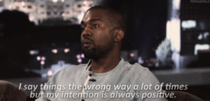 Kanye West GIF. Artiesten Krekel Gifs Kanye west Verveeld Knipperen Niet onder de indruk Krekels 