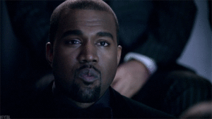Kanye West GIF. Artiesten Ellen Paardrijden Gifs Kanye west Muziekvideo Kim kardashian Rappen Gebonden 2 Kimye 