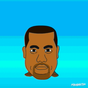Kanye West GIF. Artiesten Gifs Jay z Kanye west Zwenken Kijken naar de troon 
