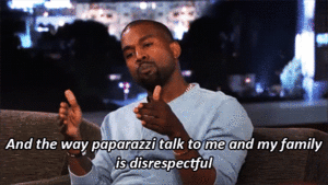 Kanye West GIF. Artiesten Gifs Kanye west Muziekvideo Kim kardashian Gebonden 2 Kimye 