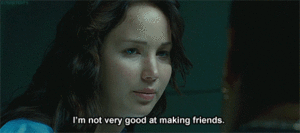 Jennifer Lawrence GIF. The hunger games Vrienden Gifs Filmsterren Jennifer lawrence Katniss Fandom Fandoms 
