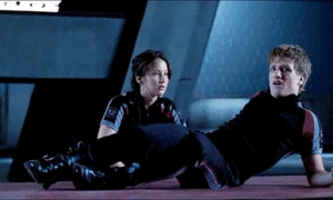 Jennifer Lawrence GIF. Gifs Filmsterren Jennifer lawrence Reactie Geen Katniss Wat dacht je van nee Geen kans 