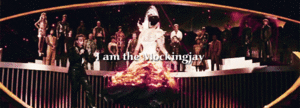 Jennifer Lawrence GIF. The hunger games Gifs Filmsterren Jennifer lawrence Mockingjay Katniss Catching fire Pin Vormelijk 