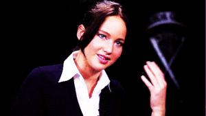 Jennifer Lawrence GIF. Gifs Filmsterren Jennifer lawrence Hunger games Katniss 