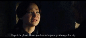 Jennifer Lawrence GIF. Gifs Filmsterren Jennifer lawrence Hunger games Katniss Peeta Josh hutcherson 