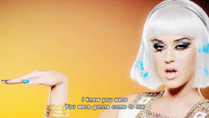 Katy Perry GIF. Artiesten Katy perry Gifs Fotoset Roar 