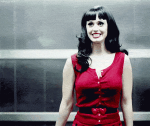 Katy Perry GIF. Muziek Beroemdheden Artiesten Katy perry Gifs Knal The one that got away Gi 