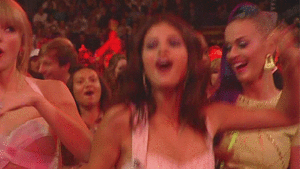 Katy Perry GIF. Artiesten Kauwgom Katy perry Gifs Nerveus Krekels In de war 