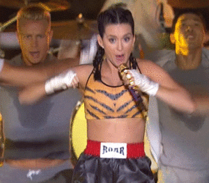 Katy Perry GIF. Dansen Artiesten Katy perry Gifs Stuiterende Het zingen Roar 