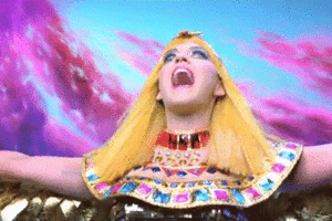 Katy Perry GIF. Artiesten Katy perry Gifs Muziekvideo Roar 