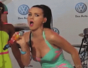 Katy Perry GIF. Meisje Bioscoop Artiesten Katy perry Gifs Geanimeerde Bw Zwart en wit Geestenbezweerder 