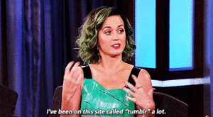 Katy Perry GIF. Artiesten Kauwgom Katy perry Gifs Nerveus Krekels In de war 