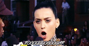 Katy Perry GIF. Bioscoop Artiesten Katy perry Gifs Geschokt Ring Las vegas Getrouwd Waking up in vegas 