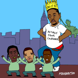 Kendrick Lamar GIF. Artiesten Gifs Kendrick lamar Compton Ya bish 