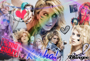 Kesha GIF. Artiesten Gifs Kesha 