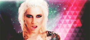 Kesha GIF. Artiesten Gifs Kesha Die young 