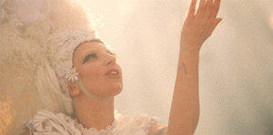 Lady Gaga GIF. Artiesten Lady gaga Gifs Opgewonden Jezus Lof 