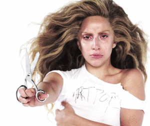 Lady Gaga GIF. Artiesten Lady gaga Gifs Een zonnebril 