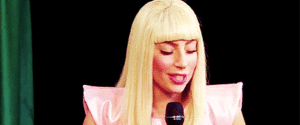 Lady Gaga GIF. Artiesten Lady gaga Gifs Geen Het oneens zijn 