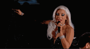 Lady Gaga GIF. Artiesten Lady gaga Bravo Gifs Diannamcd Andy cohen Wwhl Strippers 