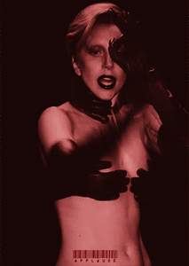 Lady Gaga GIF. Bioscoop Artiesten Lady gaga Zombie Gifs Afgrijzen Geronnen bloed Schedel 
