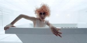 Lady Gaga GIF. Artiesten Lady gaga Gifs Griezelig Bad romance The fame monster 