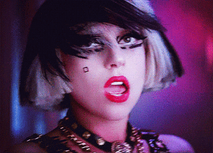 Lady Gaga GIF. Artiesten Lady gaga Gifs Reactie 
