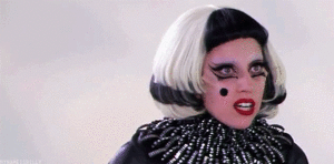 Lady Gaga GIF. Beroemdheden Artiesten Lady gaga Gifs Aura Boerka 
