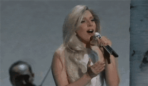 Lady Gaga GIF. Artiesten Lady gaga Gifs Hair flip 
