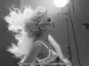 Lady Gaga GIF. Artiesten Lady gaga Gifs Reactie 