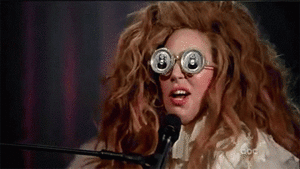 Lady Gaga GIF. Artiesten Lady gaga Gifs Een zonnebril 