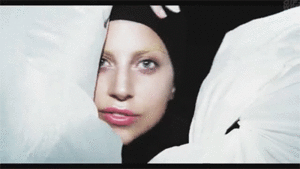 Lady Gaga GIF. Muziek Bioscoop Bang Artiesten Lady gaga Gifs Knal Mannelijk Jong Pray 