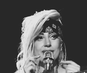 Lady Gaga GIF. Muziek Bioscoop Bang Artiesten Lady gaga Gifs Knal Mannelijk Jong Pray 