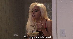Lady Gaga GIF. Artiesten Lady gaga Golf Gifs Golvend Rode loper Oscars 2015 Intake gesprek Oscars rode loper 