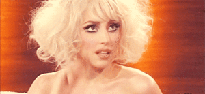 Lady Gaga GIF. Artiesten Lady gaga Gifs Gaga Zo geboren The edge of glory 