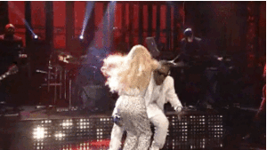 Lady Gaga GIF. Bioscoop Artiesten Lady gaga Zombie Gifs Afgrijzen Geronnen bloed Schedel 