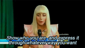 Lady Gaga GIF. Bioscoop Artiesten Lady gaga Zombie Gifs Afgrijzen Geronnen bloed Schedel 