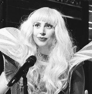 Lady Gaga GIF. Artiesten Lady gaga Gifs Snl Saturday night live 